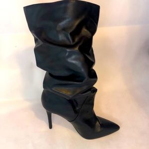 Jessica Simpson slouchy faux leather boots
